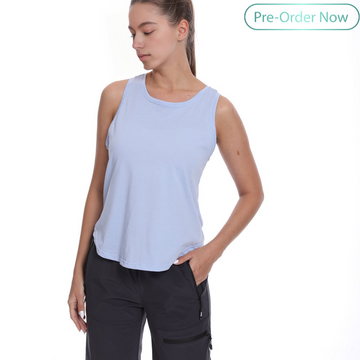 Sleeveless sports vest tops