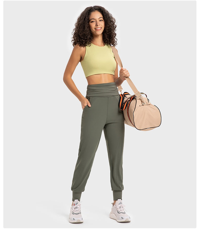 Draped casual leggings
