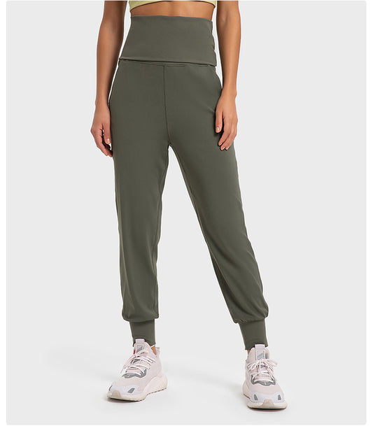 Draped casual leggings