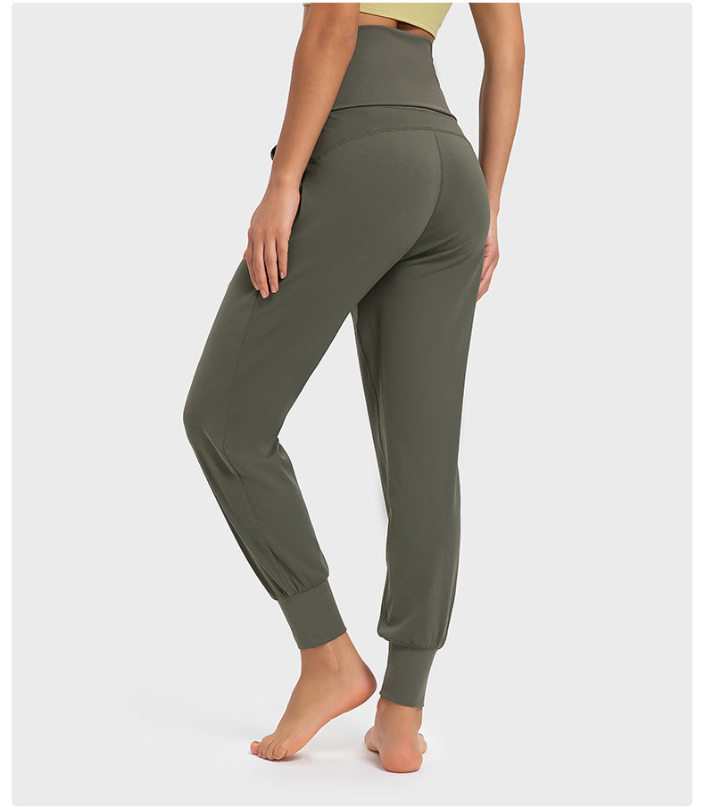 Draped casual leggings