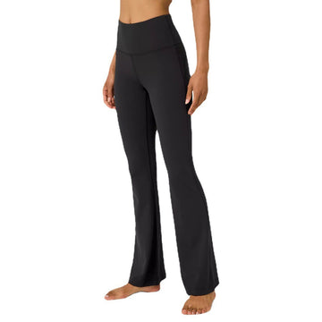 High waisted micro flared yoga pants
