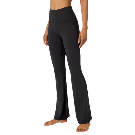 High waisted micro flared yoga pants