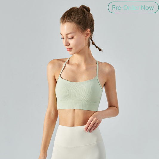 T-shaped beautiful back sports bra
