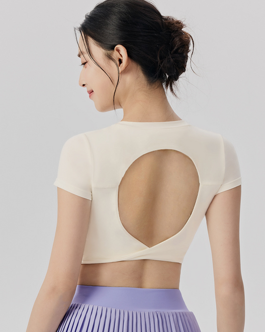 Anatara Open Back Twist Active Top