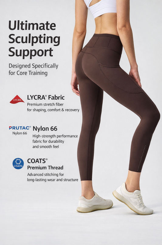 Premium Sculpting Leggings — High-Support Singapore Active Wear Yoga Pants