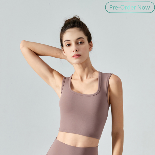 Wide Strap Sports Bra