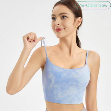 U-Back Tie Dye Cami Sports Bra Medium Support