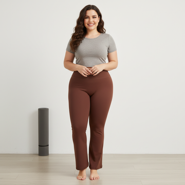 Buttery Soft High-Waisted Flare Yoga Pants - Adaptive Fit Bootcut Leggings