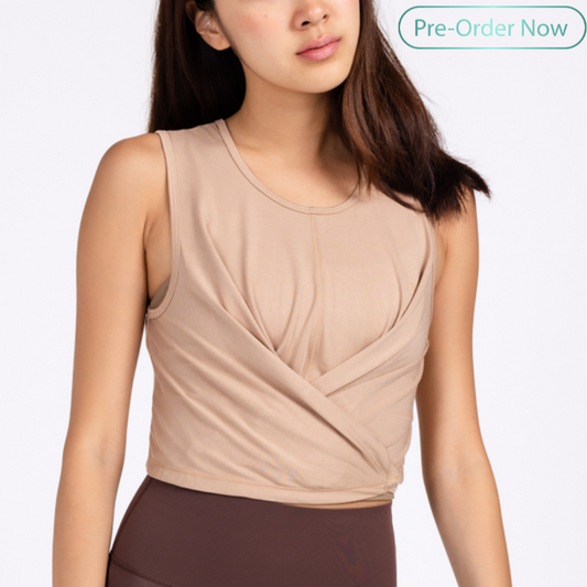 Loose Fit Tie Strap Tank Top