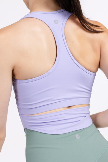 Racer Open Back Sports Bra Light Support