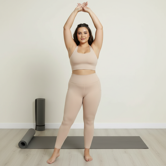 Formula: Buttery Soft 2-Piece Yoga Set - High-Waisted Leggings & Sports Bra Combo