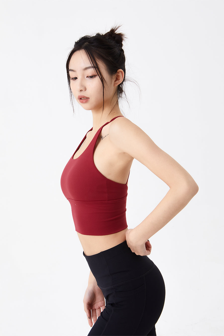Strappy Back Sports Bra Medium Support