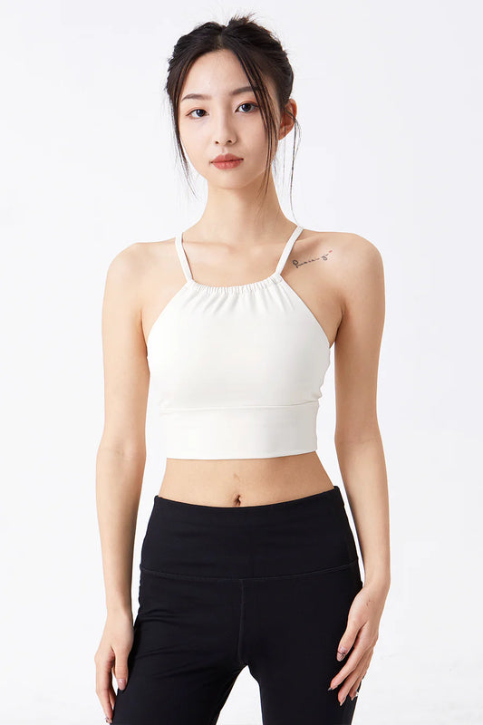 Halter Neck Padded Top Light Support