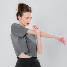Back Mesh Crop Yoga Top for Women – Ready Stock
