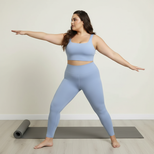 Buttery Soft 2-Piece Yoga Set - High-Stretch Sports Bra & High-Waisted Leggings Combo