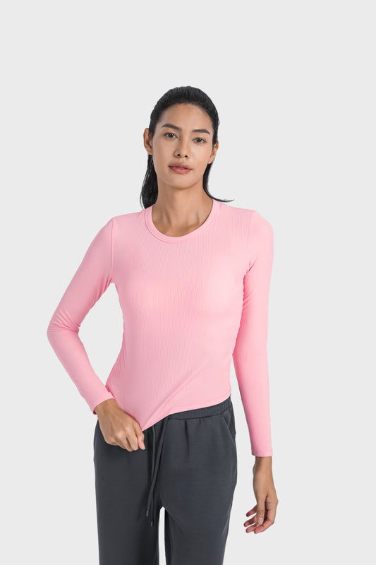 Pleated waist cinching top