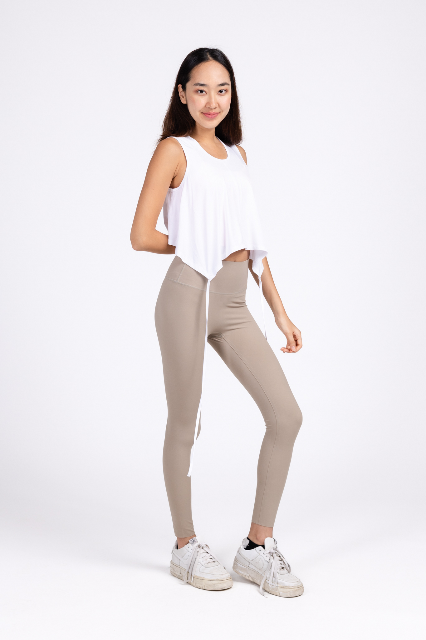 Loose Fit Tie Strap Tank Top
