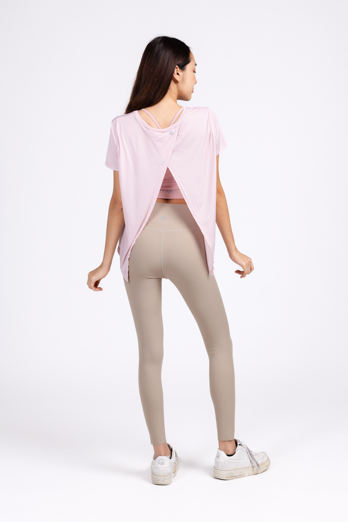 Open Back Short Sleeve T-Shirt