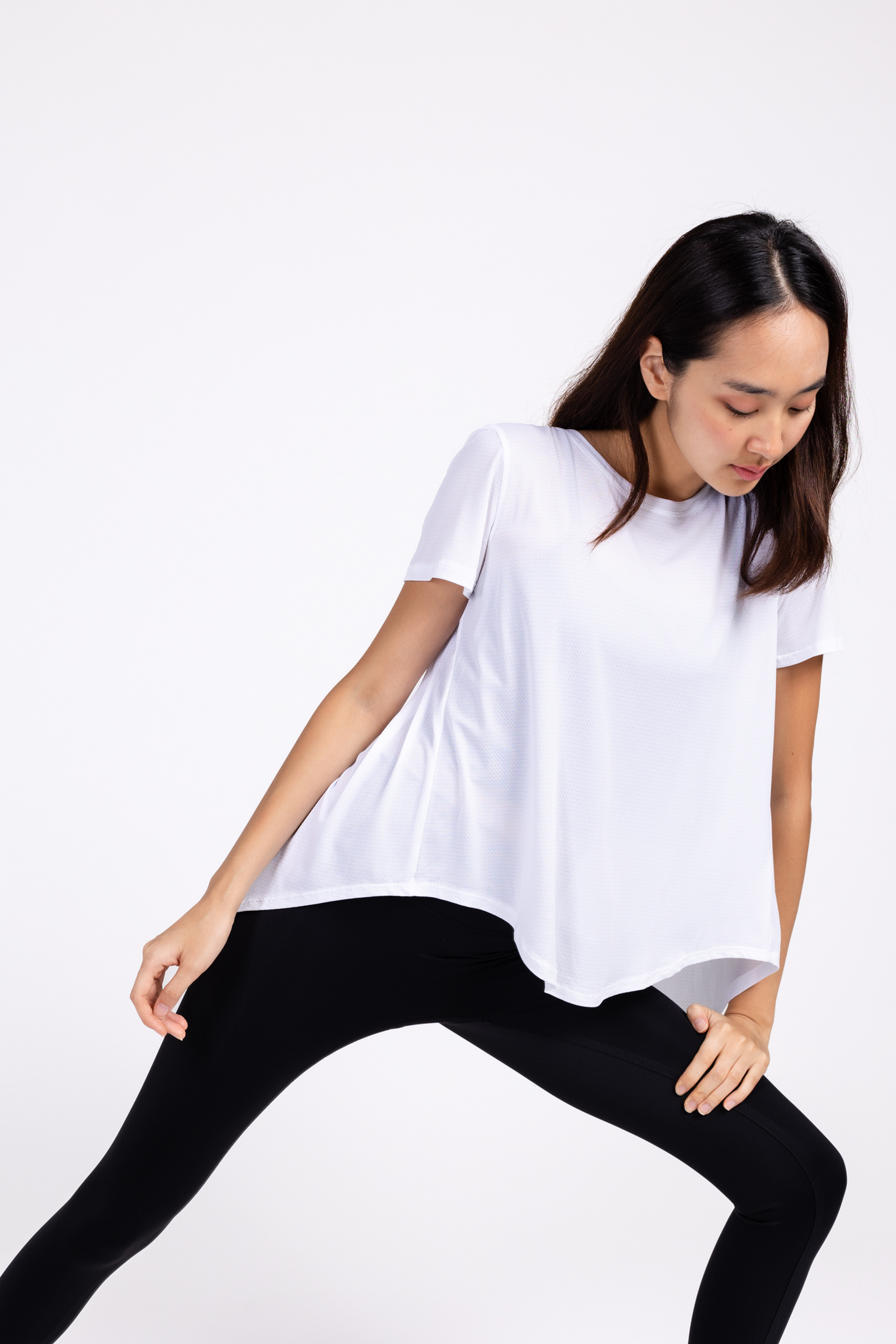 Open Back Short Sleeve T-Shirt