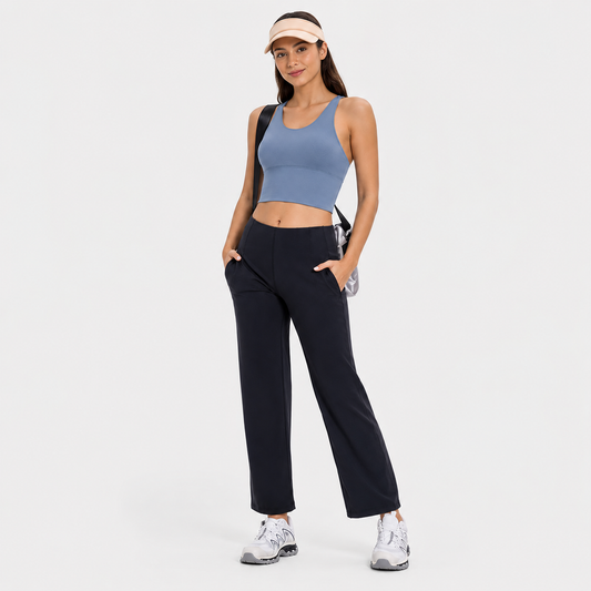 Strappy Back Sports Bra for Women – Medium Support
