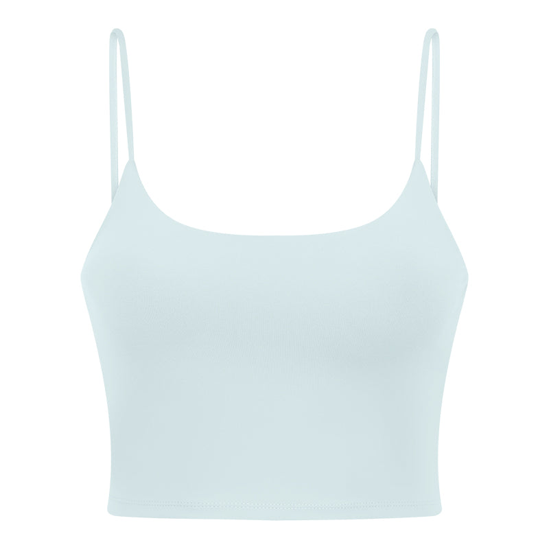 Spaghetti strap sport bra