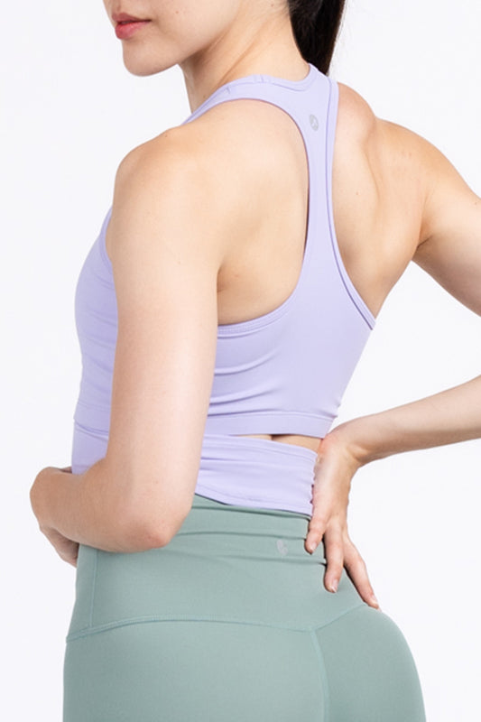Racer Open Back Sports Bra Light Support